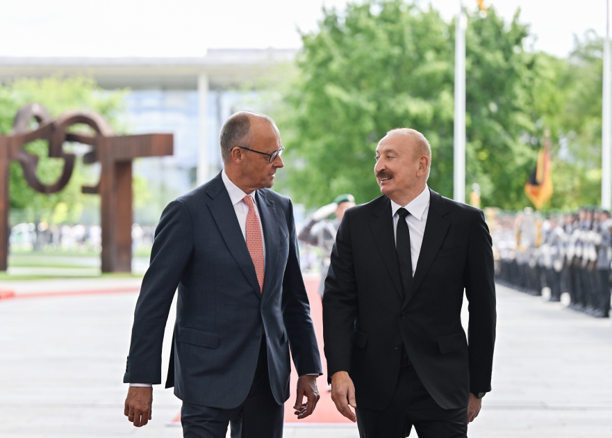 İlham Əliyev və Fridrix Merz mətbuata bəyanatlarla çıxış edib (YENİLƏNİB)